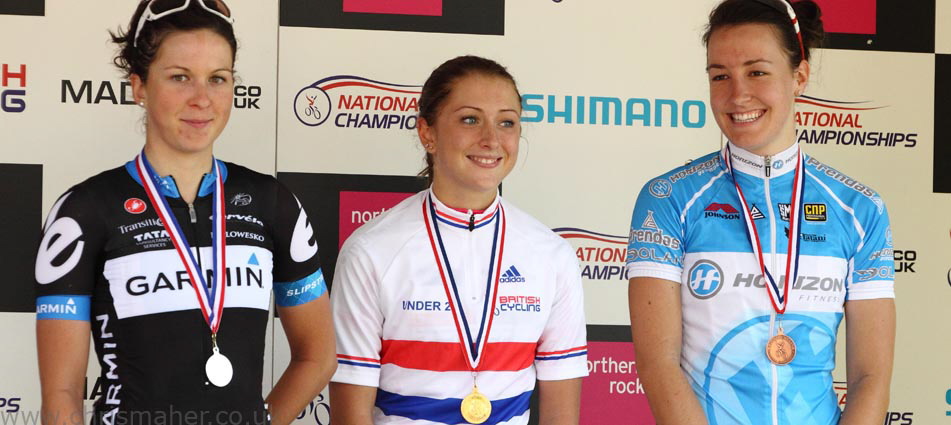 U23 Podium - British Cycling Women's National RR Championship 2011 - Northern Rock Cyclone_18