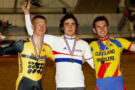 National Track Championships 2009 - Open 1000m TT - Steven  Burke - Ed  Clancy -David Daniell