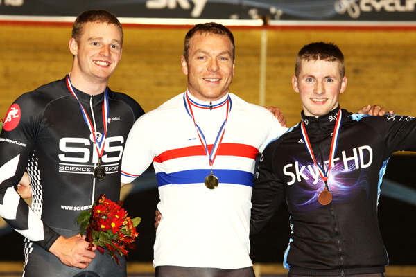 National Track Championship 2009 - Open 200m Flying TT - Chris Hoy - Matt Crampton - Jason Kenny