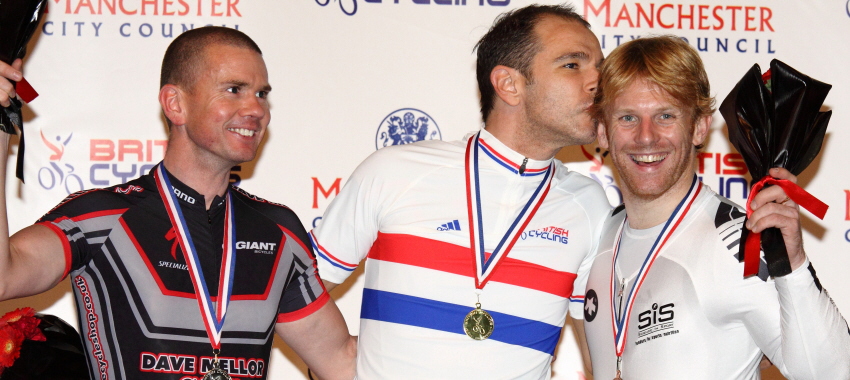 Para Cycling Pursuit Podium - British National Track Championships 2010