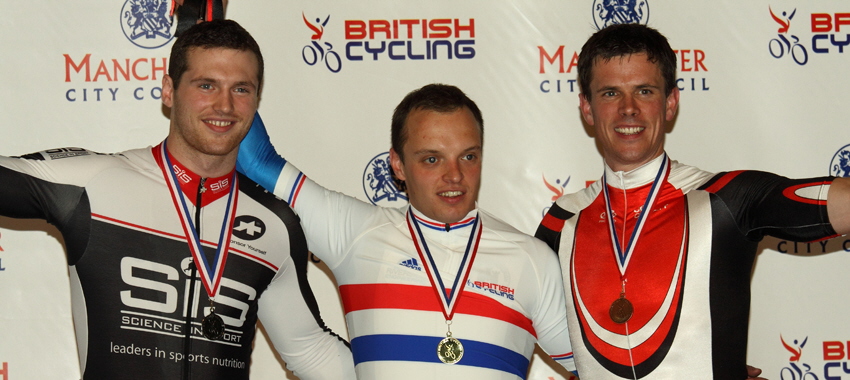 Open 1000m TT Podium - British National Track Championships 2010