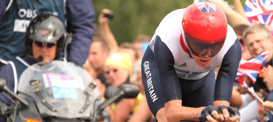 London 2012 Olympics Mens TT- Chris Froome