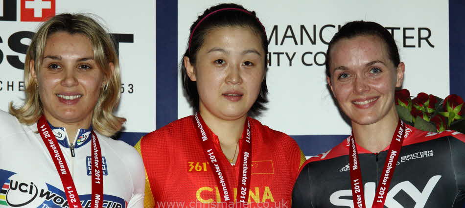 Shuang Guo, Clara Sanchez & Victoria Pendleton - TWC 2011