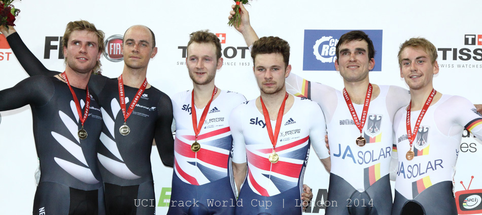 UCI TWC London Madison Podium