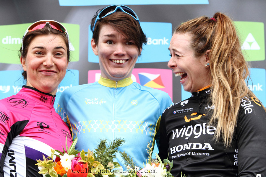 Women's Tour De Yorkshire 2015 - Podium 