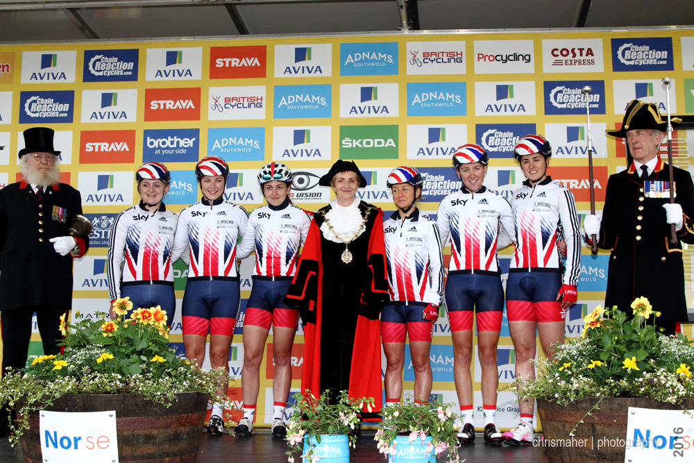 Aviva Women's Tour 2016 | Stage One Southwold to Norwich - Team GB 