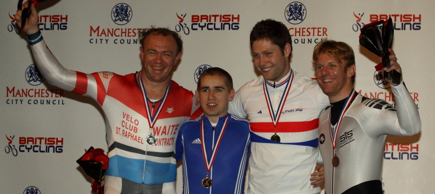 Para Cycling Time Trial Podium - British National Track Championships 2010